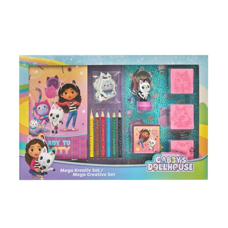 30493 Mega Kleur- en Stempelset Gabby's Dollhouse  15dlg.