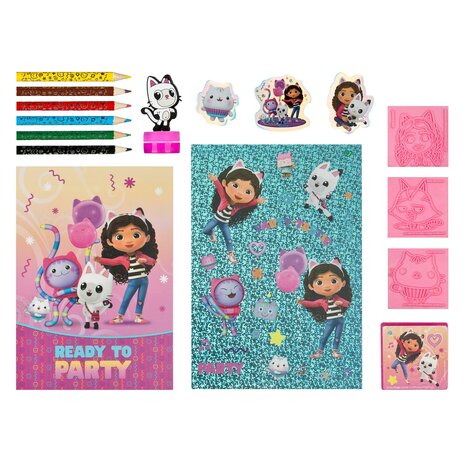 30493 Mega Kleur- en Stempelset Gabby's Dollhouse  15dlg.