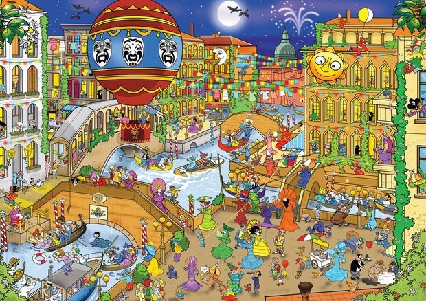 43252 Goliath Puzzel That's Life City Edition Venice 1000 stukjes