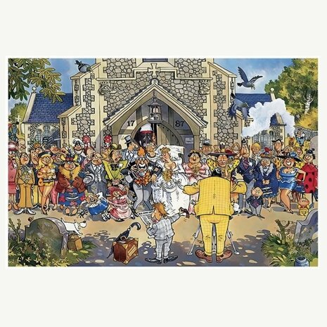 609957 Jumbo Puzzel Wasgij 4 Orginal Een dag om nooit te vergeten! 950 stukjes