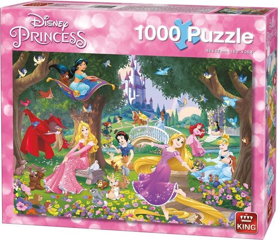 Arab mesh breng de actie 05278 King Puzzel Disney Princess 1000 Stukjes - ALMAspeelgoed.nl
