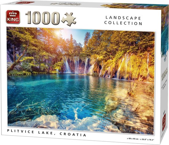 snel gaan beslissen Overdreven 05651 King Puzzel Plitvice Lake 1000 Stukjes - ALMAspeelgoed.nl