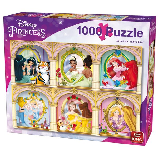 betreuren begin Huiskamer 55991 KING Puzzel Disney Princess Mirror 1000 Stukjes - ALMAspeelgoed.nl