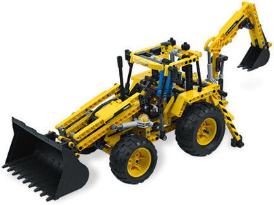 8069 LEGO Technic Graafmachine met Laadbak