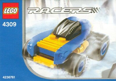 4309 LEGO® Racers Blue Racer (Polybag)