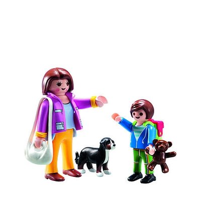 5513 PLAYMOBIL DuoPack Mama met scholier