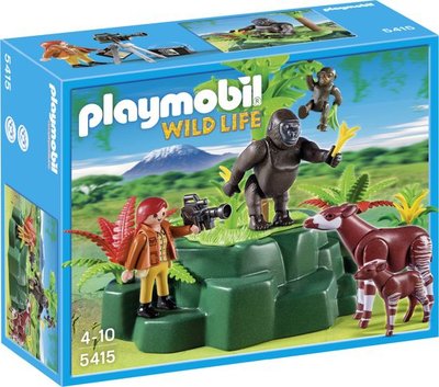 5415 Playmobil Gorilla's en Okapi's