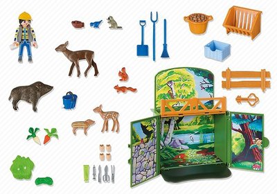 6158 PLAYMOBIL Country Speelbox Leven in het bos