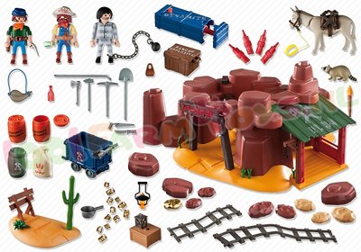 5246 Playmobil Western Goudmijn