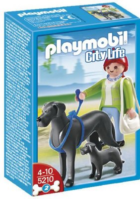 5210 PLAYMOBIL City Life Duitse Dog met Puppy
