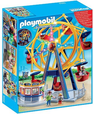 5552 PLAYMOBIL Summer Fun Kermis Groot draairad met kleurrijke verlichting