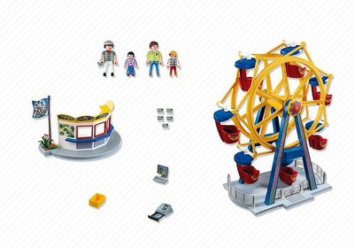 5552 PLAYMOBIL Summer Fun Kermis Groot draairad met kleurrijke verlichting