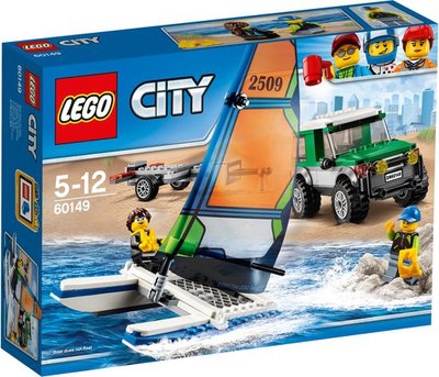 60149 LEGO City Pickup 4x4 met catamaran 