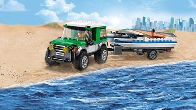 60149 LEGO City Pickup 4x4 met catamaran 