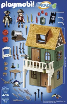 4796 Playmobil Geheime piratenvesting met Ruby Red