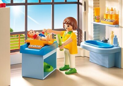 6657 Playmobil Compleet ingericht kinderziekenhuis