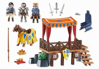 6695 PLAYMOBIL Super4 Koningstribune met Alex