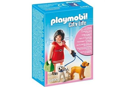 5490 PLAYMOBIL City Life Vrouw met puppy's