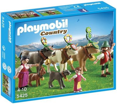 5425 Playmobil Traditionele Afdaling in de Alpen (Doosje iets beschadigd)