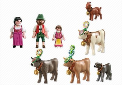 5425 Playmobil Traditionele Afdaling in de Alpen (Doosje iets beschadigd)
