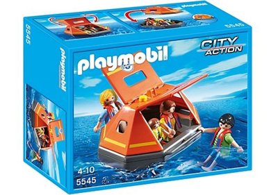 5545 PLAYMOBIL City Action Reddingsvlot met drenkelingen