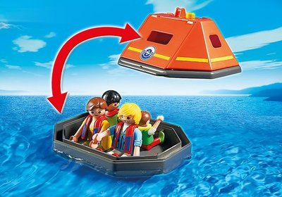 5545 PLAYMOBIL City Action Reddingsvlot met drenkelingen
