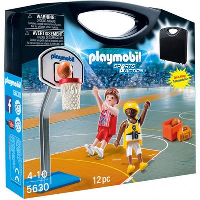 5630 PLAYMOBIL Sports&Action Meeneemkoffer Basketbal