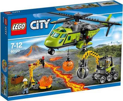 60123 LEGO® City Vulkaan Bevoorradingshelikopter