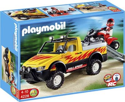 4228 Playmobil Pick Up met Quad