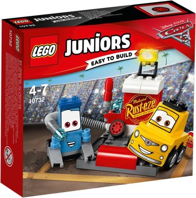 10732 LEGO® Juniors Cars 3 Guido en Luigi's Pitstop