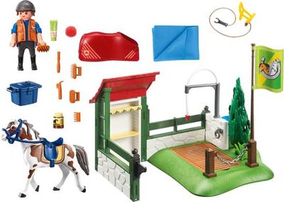 6929 Playmobil Paardenwasplaats