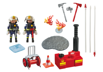5397 PLAYMOBIL City Action Brandweermannen met blusmateriaal