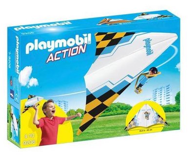 9206 Playmobil Zweefvlieger blauw