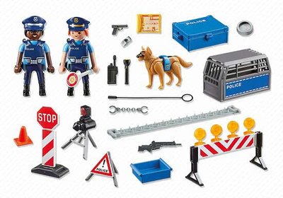 6924 PLAYMOBIL City Action Politiewegversperring