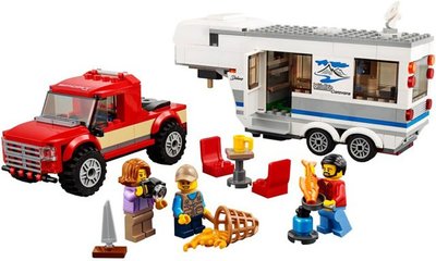 60182 LEGO® City Pick-uptruck en Caravan