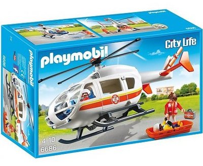 6686 PLAYMOBIL City Life Traumahelikopter 