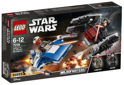 75196 LEGO® Star Wars™ A-wing vs. TIE Silencer Microfighters