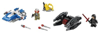 75196 LEGO® Star Wars™ A-wing vs. TIE Silencer Microfighters