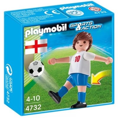 4732 Playmobil Playmobil Voetbalspeler Engeland (doosschade)