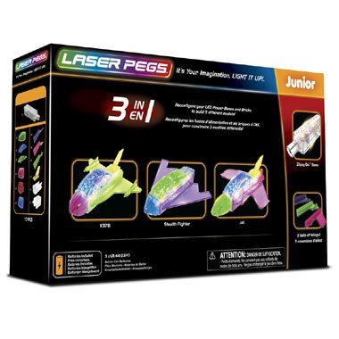 Laser Pegs Junior 3-in-1 Jet