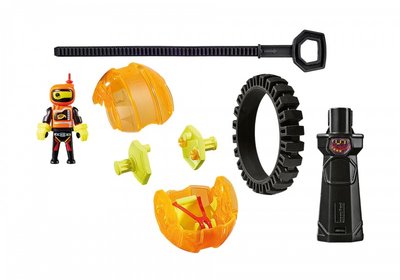 9203 Playmobil Monobike oranje