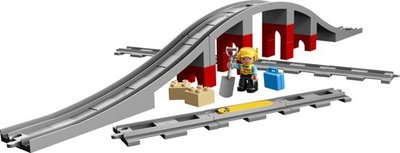 10872 LEGO®  DUPLO®  Treinbrug en -rails
