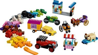 10715 LEGO Classic Stenen op Wielen