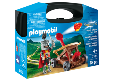 9106 Playmobil Knights Knight's Catapult Carry Case Actie/avontuur