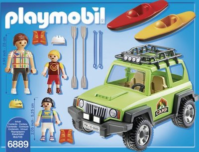 6889 PLAYMOBIL Summer Fun Familieterreinwagen met kajaks