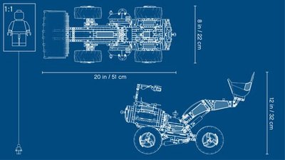 42081 LEGO Technic Volvo Concept Wiellader ZEUX