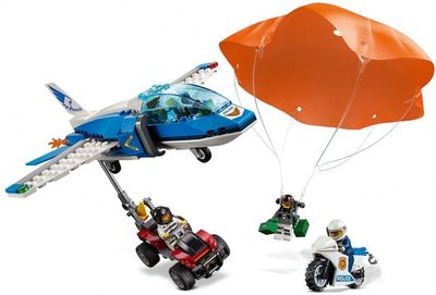 60208 LEGO City Luchtpolitie Parachute-arrestatie