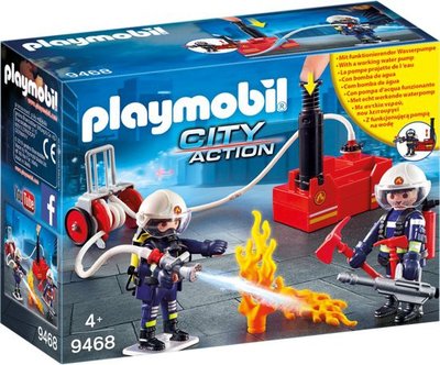 9468 PLAYMOBIL Brandweerteam met waterpomp