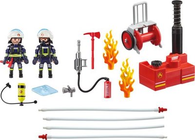 9468 PLAYMOBIL Brandweerteam met waterpomp