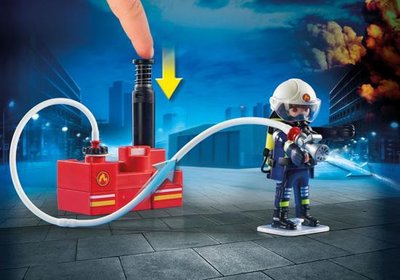 9468 PLAYMOBIL Brandweerteam met waterpomp